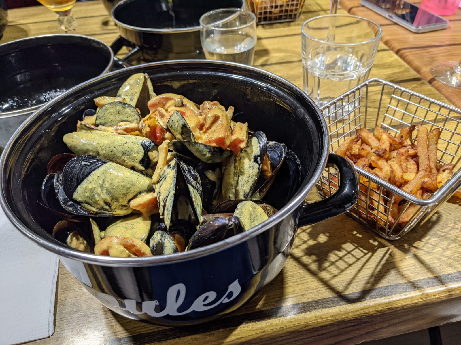Moules frites maison